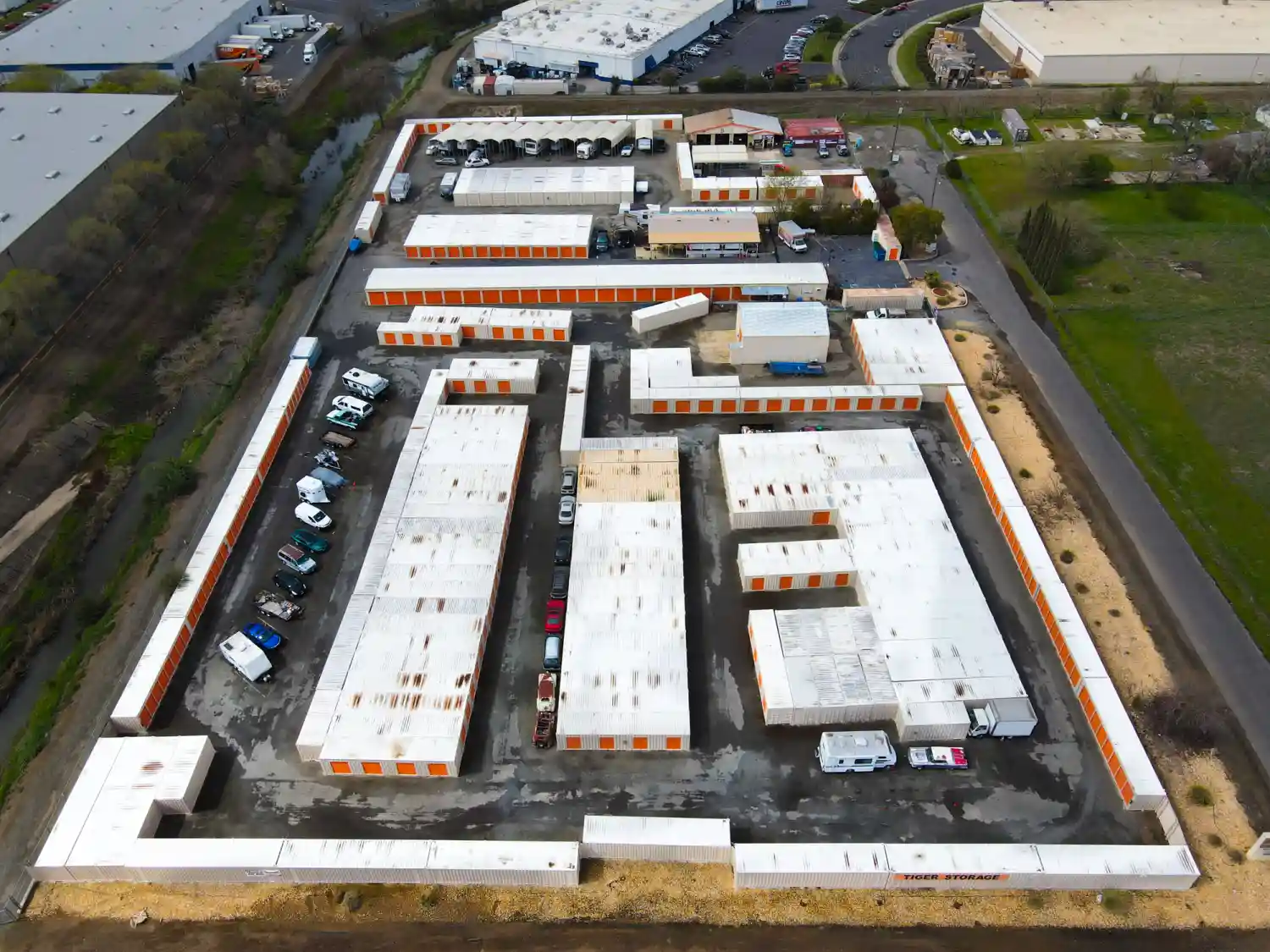 Tiger Self Storage in Sacramento, CA off Alder Ave.